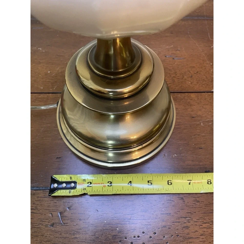 Vintage Brass And Ceramic Lamp 31